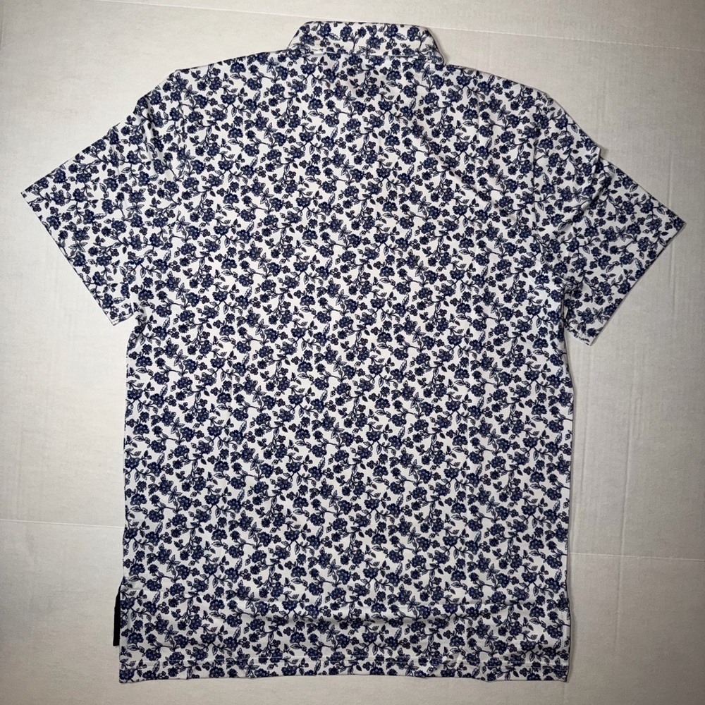 RLX Ralph Lauren Navy Floral Button Down Shirt - Picture 3 of 4